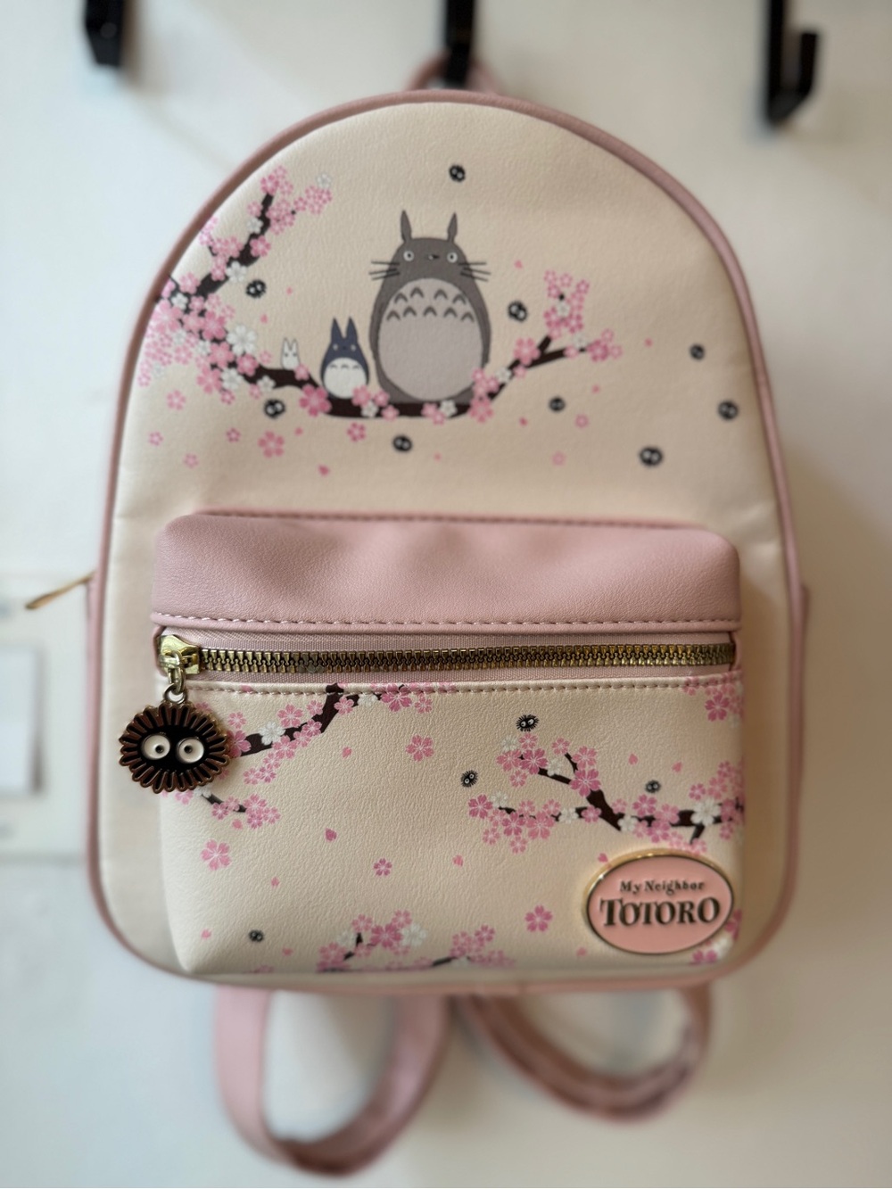 My Neighbor Totoro Pink Cherry Blossom Backpack